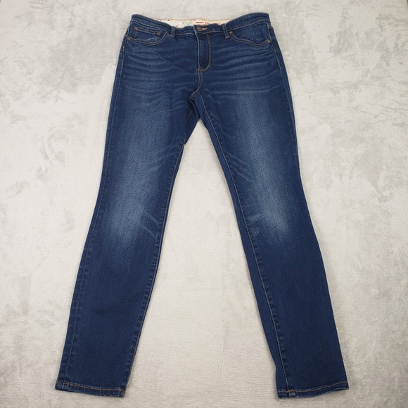Johnny Was The Skinny Jeans‎ Mid Rise Stretch Dark Denim Women's 29 (32) Stretch - Picture 3 of 14